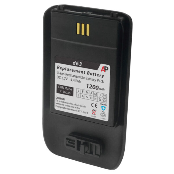 Ascom I63/d63 Phones_Replacement Battery 1200 mAh