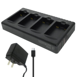 Quad Charger for BPL Batteries: Replaces SpectraLink GCQ100